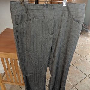 Kenneth Cole Pin striped gray dress pants
